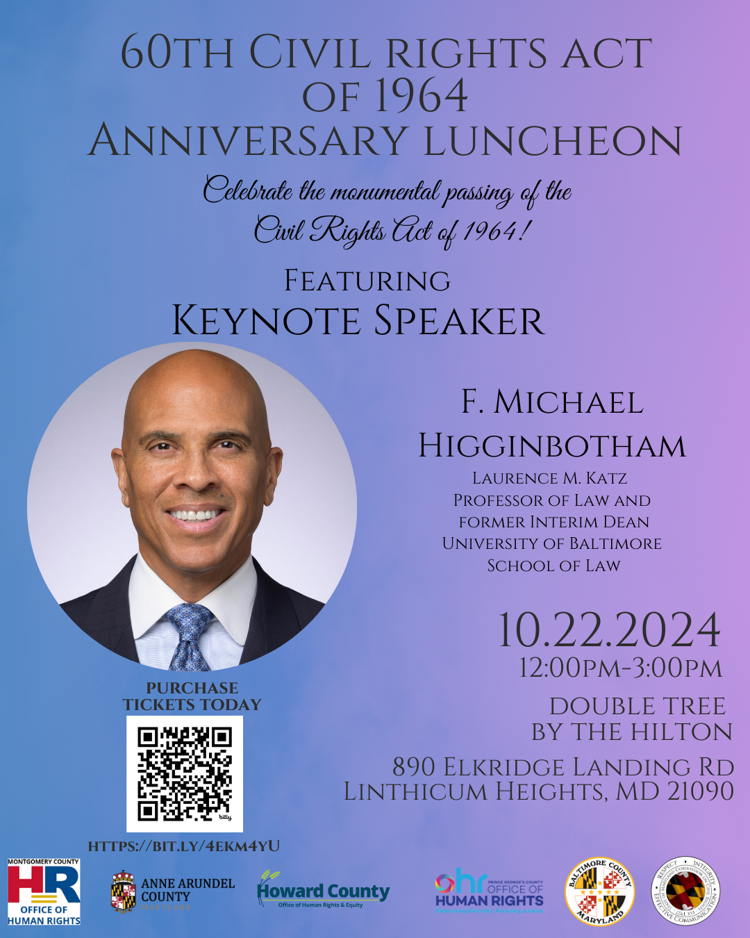 Luncheon Celebrating the 60th Anniversary of the Passage of Civil Rights Act!